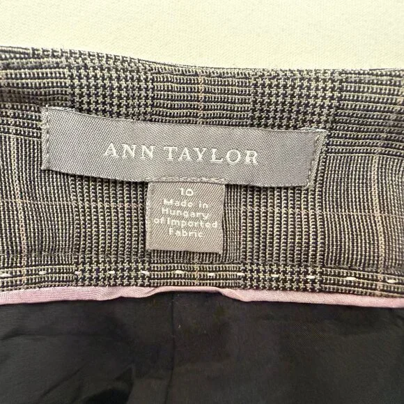 Ann Taylor Wool Gabardine Lined Trousers - Picture 2 of 7